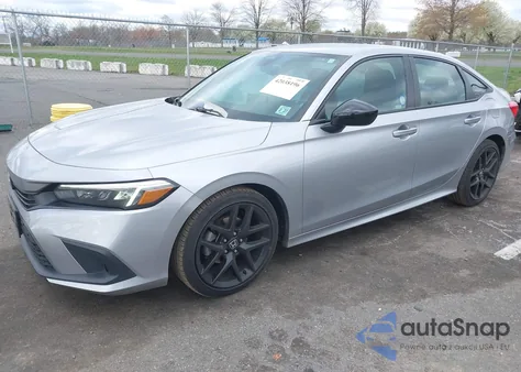 2022 Honda Civic Sport z USA, uszkodzony, nr VIN 2HGFE2F53NH557242